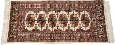 2x4.5 Vintage Fine Bokhara Rug Runner by Old New House® - product image 3 for Resin Society