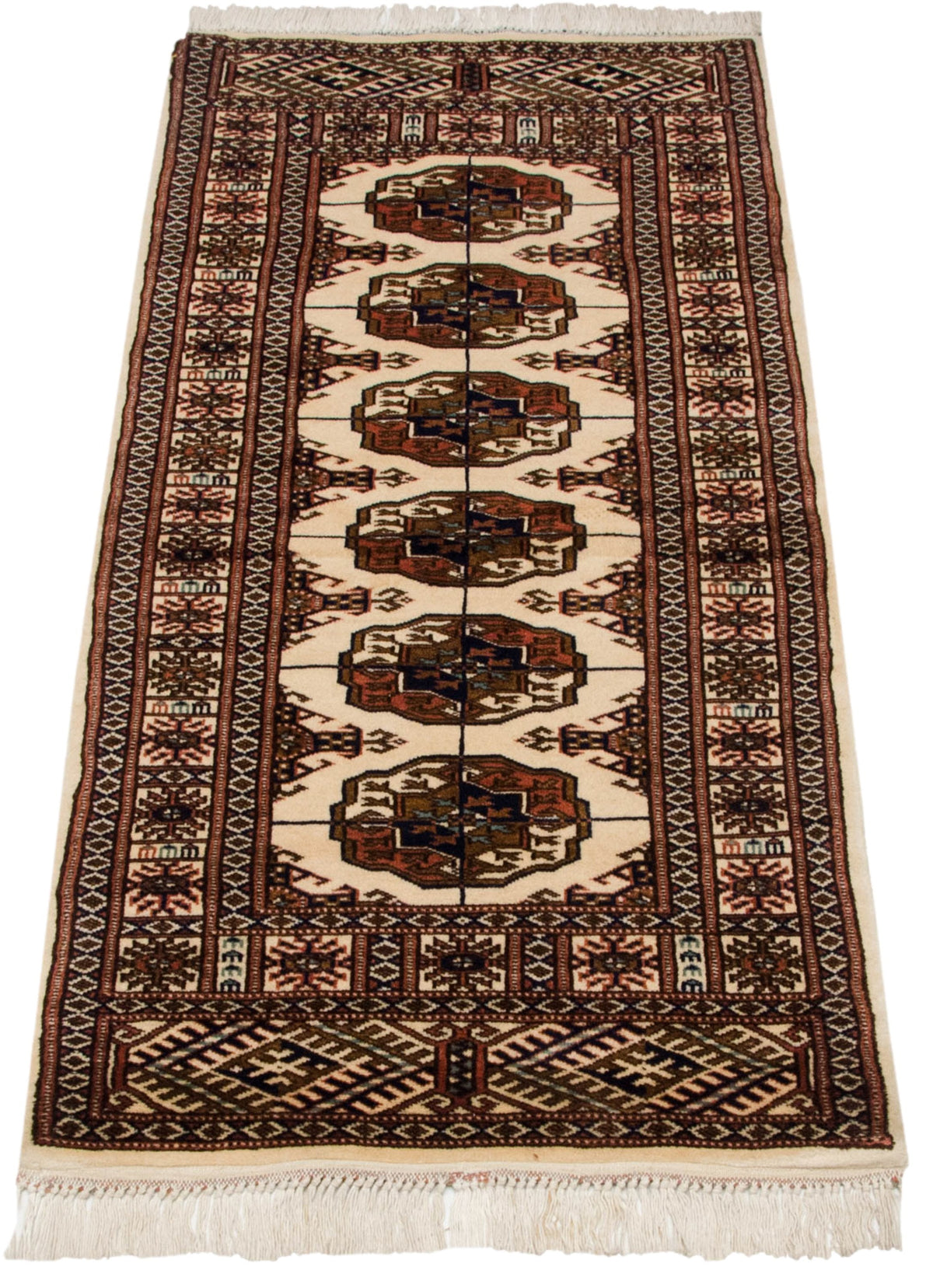 2x4.5 Vintage Fine Bokhara Rug Runner by Old New House® - product image 4 for Resin Society
