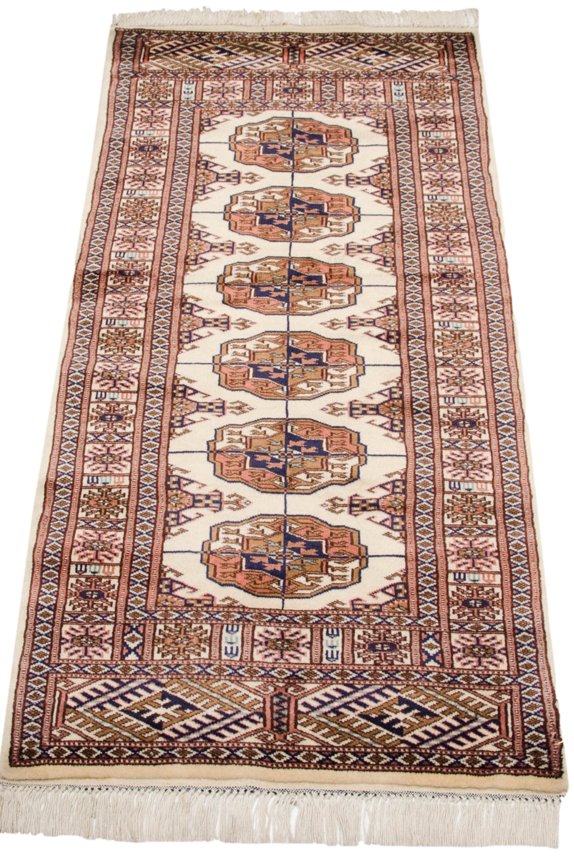 2x4.5 Vintage Fine Bokhara Rug Runner by Old New House® - product image 6 for Resin Society
