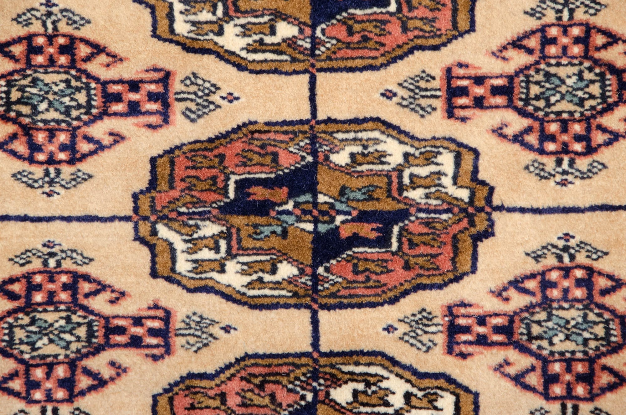 5x5.5 Vintage Fine Bokhara Square Rug by Old New House® - product image 3 for Resin Society