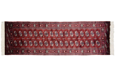 2.5x8 Vintage Fine Bokhara Rug Runner by Old New House® - main product image for Resin Society