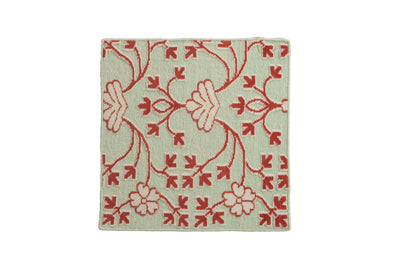 2x2 New Indian Samarkand Design Square Rug Mat