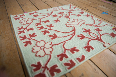 2x2 New Indian Samarkand Design Square Rug Mat