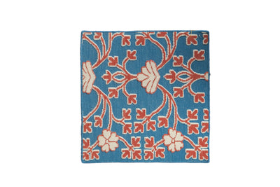2x2 New Indian Samarkand Design Square Rug Mat