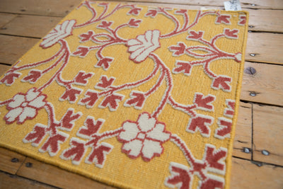 2x2 New Indian Samarkand Design Square Rug Mat