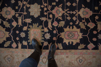 9x12 Vintage Tea Washed Indian Sultanabad Soumac Design Carpet by Old New House® - product image 2 for Resin Society