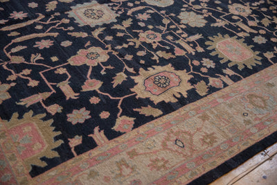 9x12 Vintage Tea Washed Indian Sultanabad Soumac Design Carpet by Old New House® - product image 6 for Resin Society