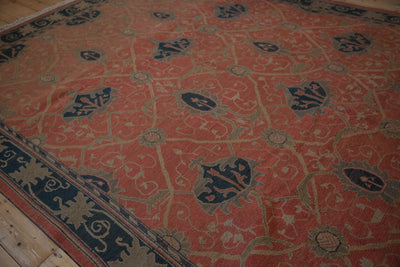 9x12 Vintage Tea Washed Indian Arts And Crafts Soumac Design Carpet by Old New House® - product image 11 for Resin Society