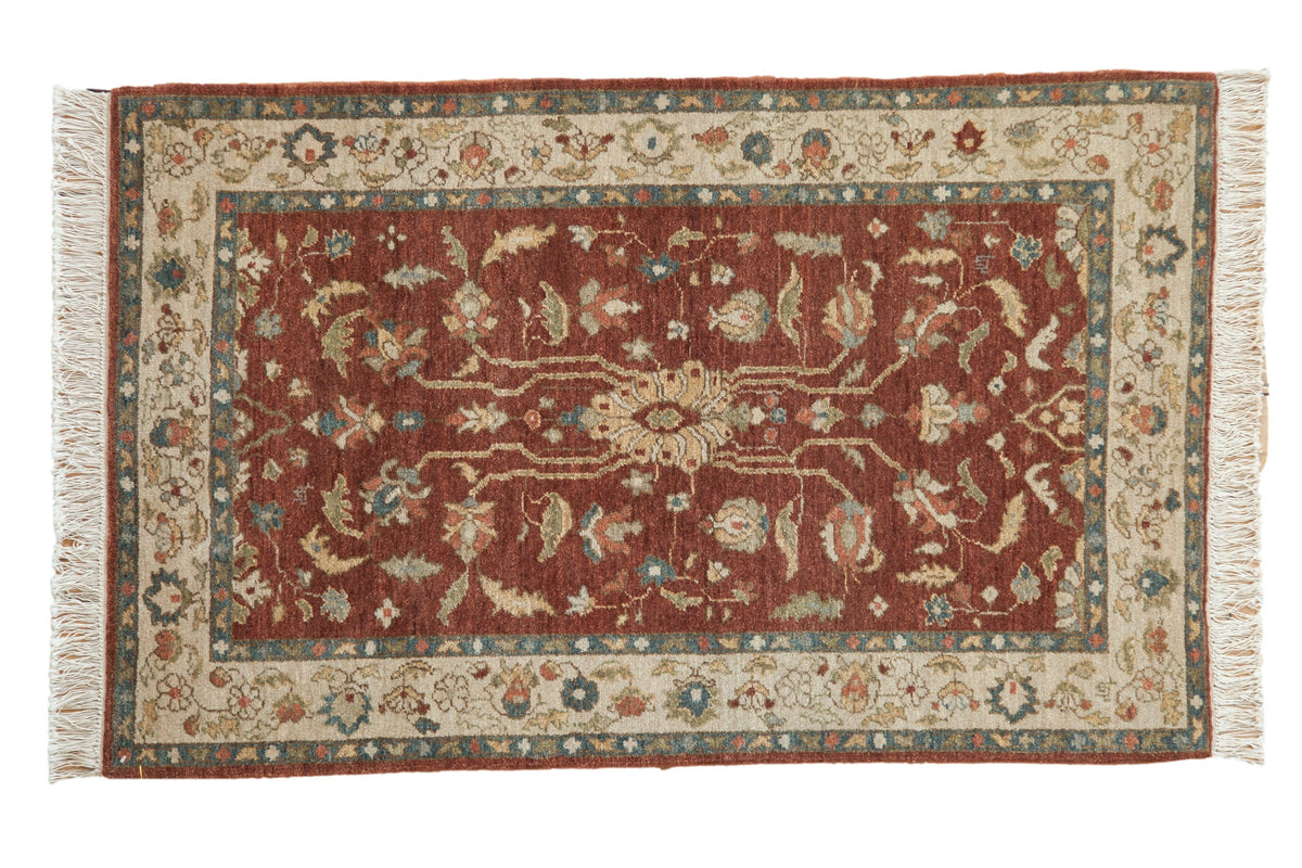 3x5 Vintage Armenian Lilihan Design Rug by Old New House® - main product image for Resin Society