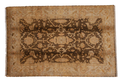 6x9.5 Gold Wash Indian Oushak Design Carpet by Old New House® - main product image for Resin Society