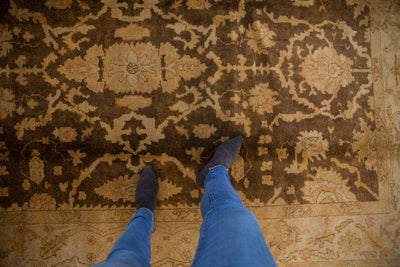 6x9.5 Gold Wash Indian Oushak Design Carpet by Old New House® - product image 2 for Resin Society