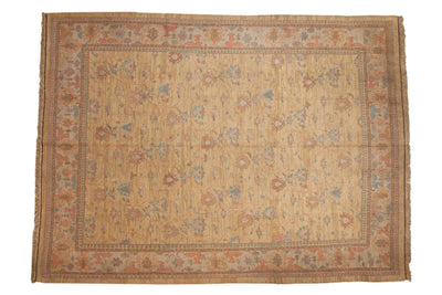 10x13.5 Vintage Tea Washed Indian Soumac Design Carpet by Old New House® - main product image for Resin Society