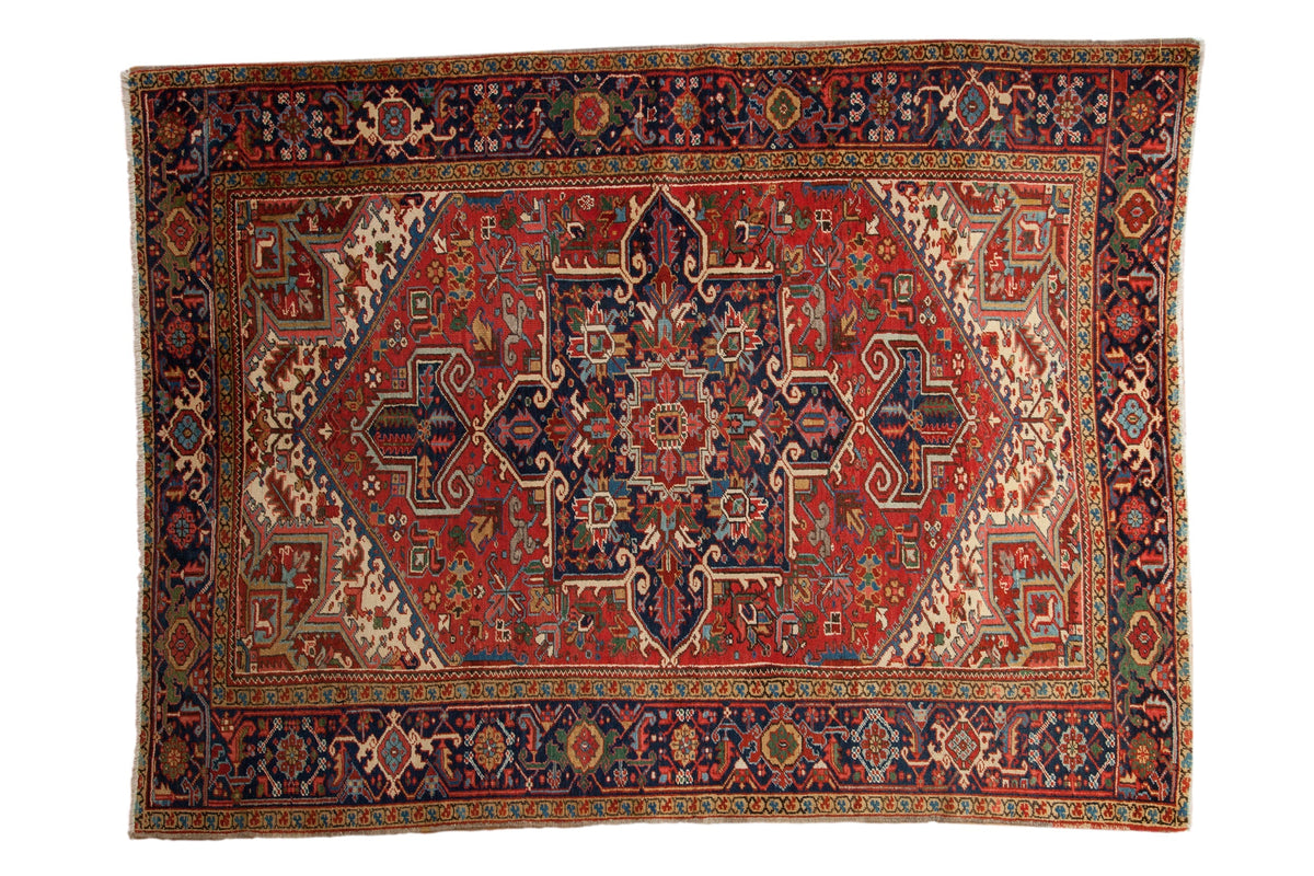 7x9.5 Vintage Heriz Carpet by Old New House® - product image