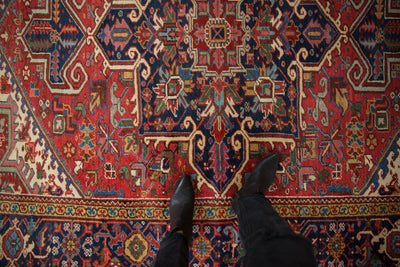 7x9.5 Vintage Heriz Carpet by Old New House® - product image 2 for Resin Society