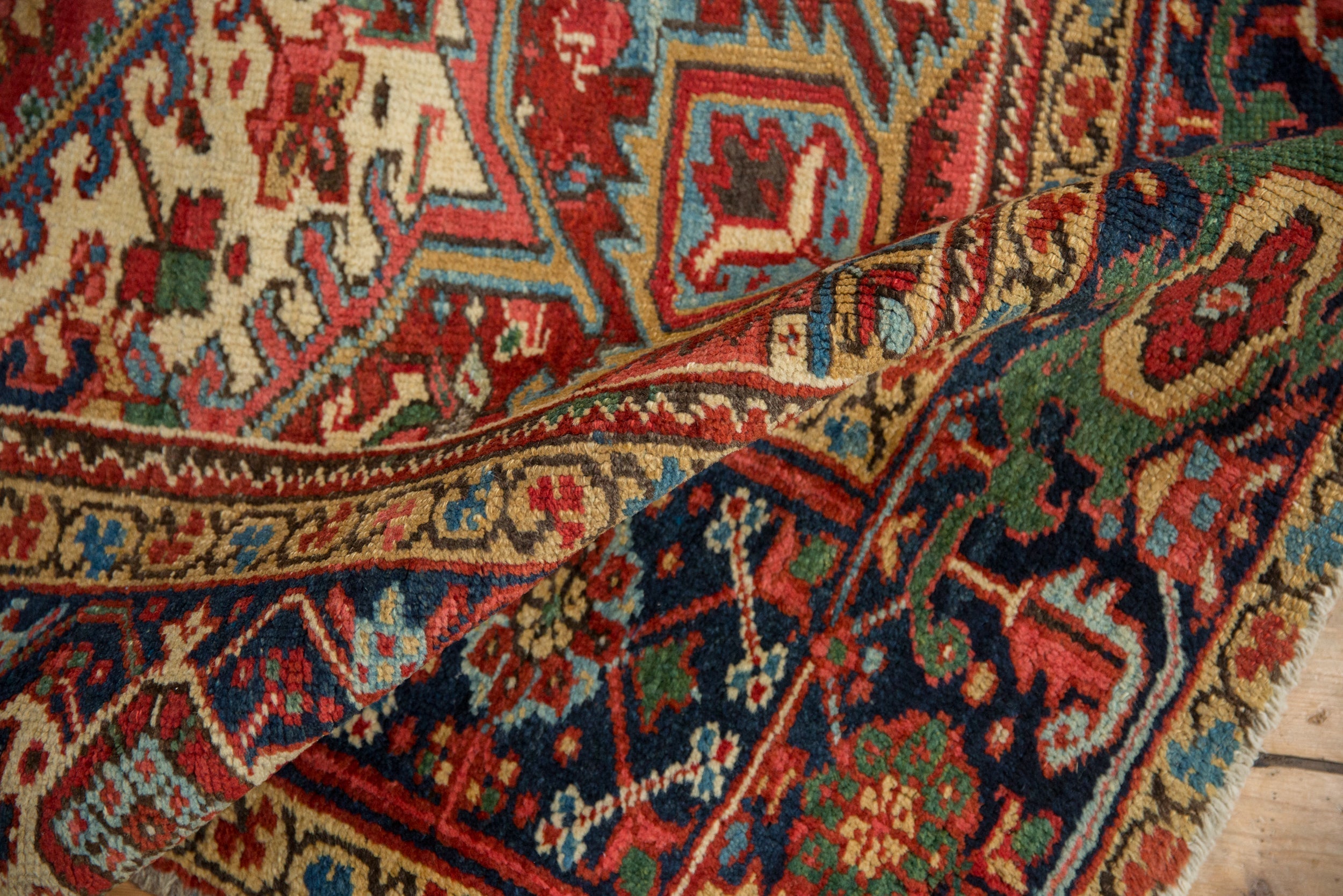 7x9.5 Vintage Heriz Carpet by Old New House® - product image 8 for Resin Society