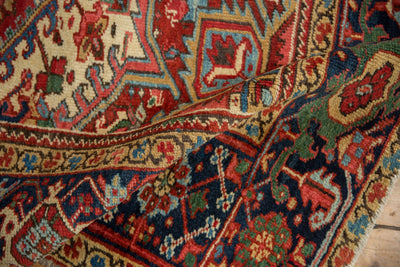 7x9.5 Vintage Heriz Carpet by Old New House® - product image 8 for Resin Society