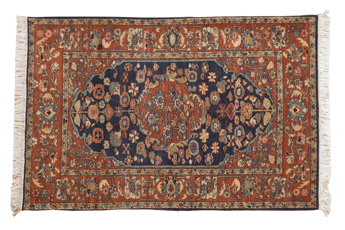 4x6 Vintage Armenian Hamadan Design Rug by Old New House® - main product image for Resin Society