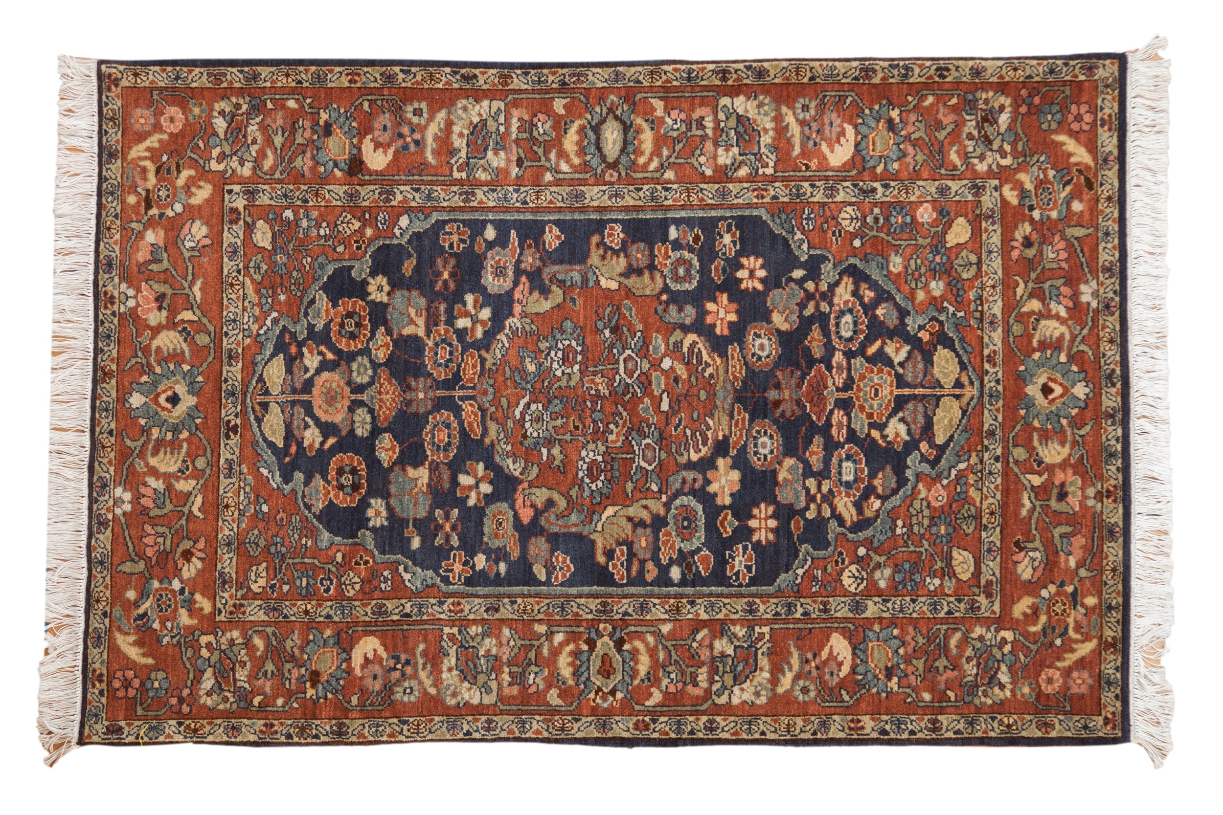 4x6 Vintage Armenian Hamadan Design Rug by Old New House® - main product image for Resin Society