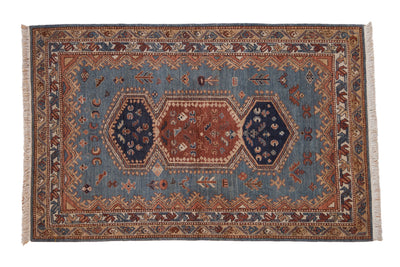 4x6.5 Vintage Armenian Hamadan Design Rug by Old New House® - main product image for Resin Society