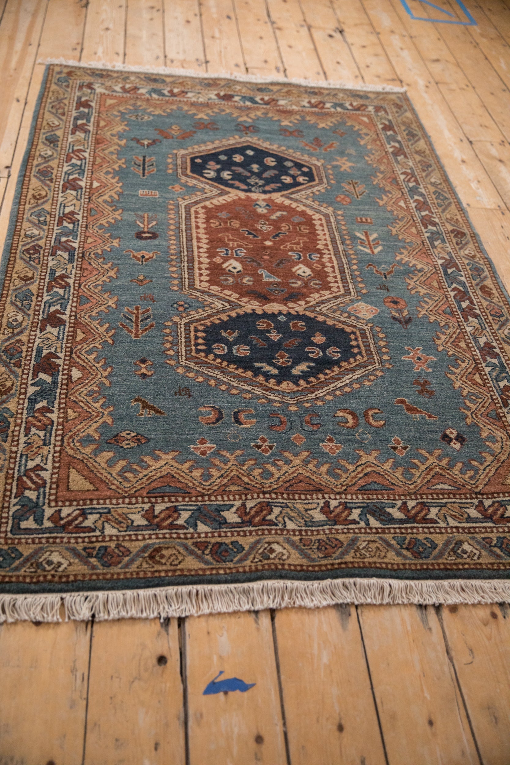 4x6.5 Vintage Armenian Hamadan Design Rug by Old New House® - product image 6 for Resin Society