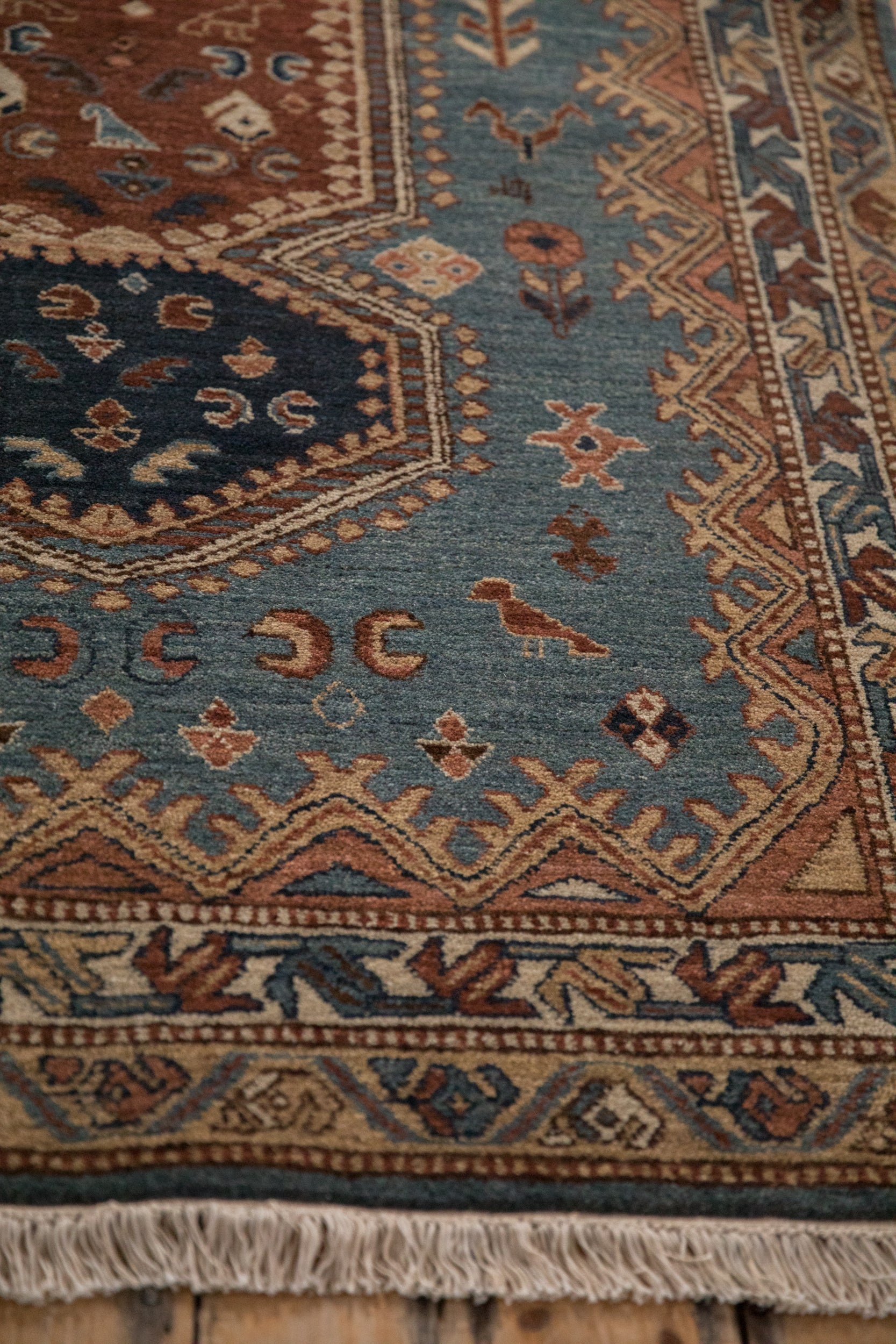 4x6.5 Vintage Armenian Hamadan Design Rug by Old New House® - product image 7 for Resin Society