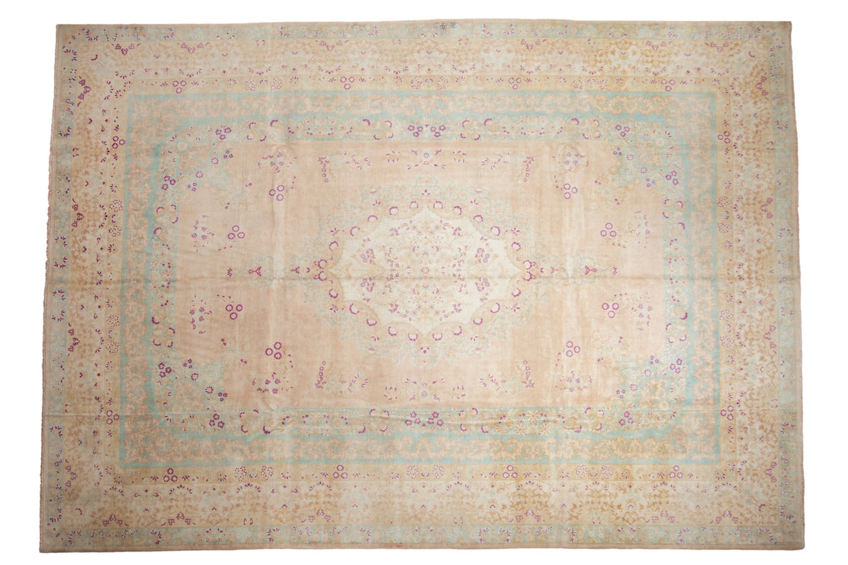 10x14 Vintage Distressed Bulgarian Kerman Design Carpet by Old New House® - main product image for Resin Society