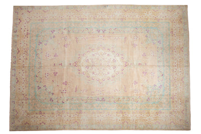 10x14 Vintage Distressed Bulgarian Kerman Design Carpet by Old New House® - main product image for Resin Society