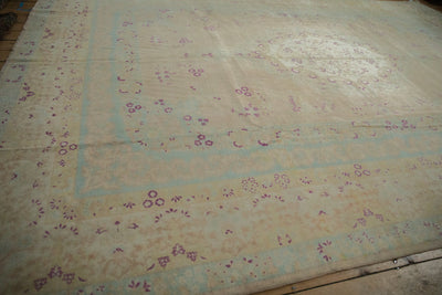 10x14 Vintage Distressed Bulgarian Kerman Design Carpet by Old New House® - product image 9 for Resin Society