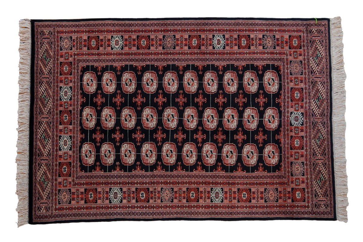 4x6 Vintage Fine Bokhara Rug by Old New House® - main product image for Resin Society
