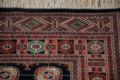 4x6 Vintage Fine Bokhara Rug by Old New House® - product image 3 for Resin Society