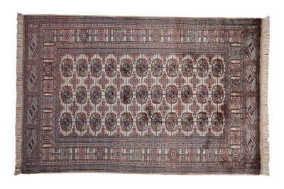 4x6 Vintage Fine Bokhara Rug by Old New House® - main product image for Resin Society