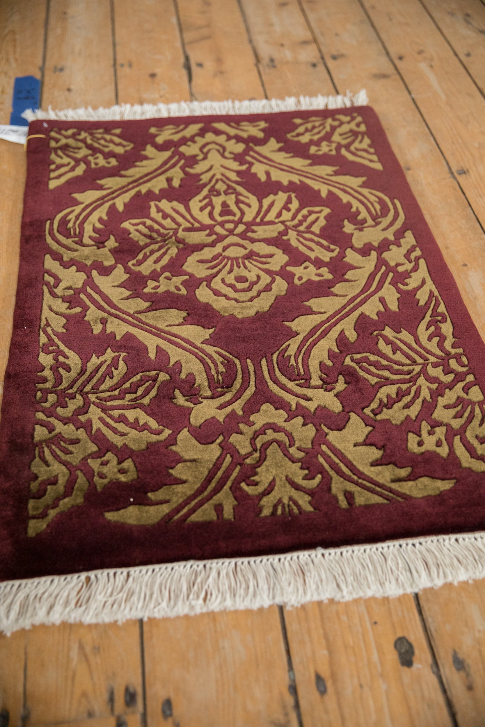 2x3 Vintage Indian Damask Design Rug Mat