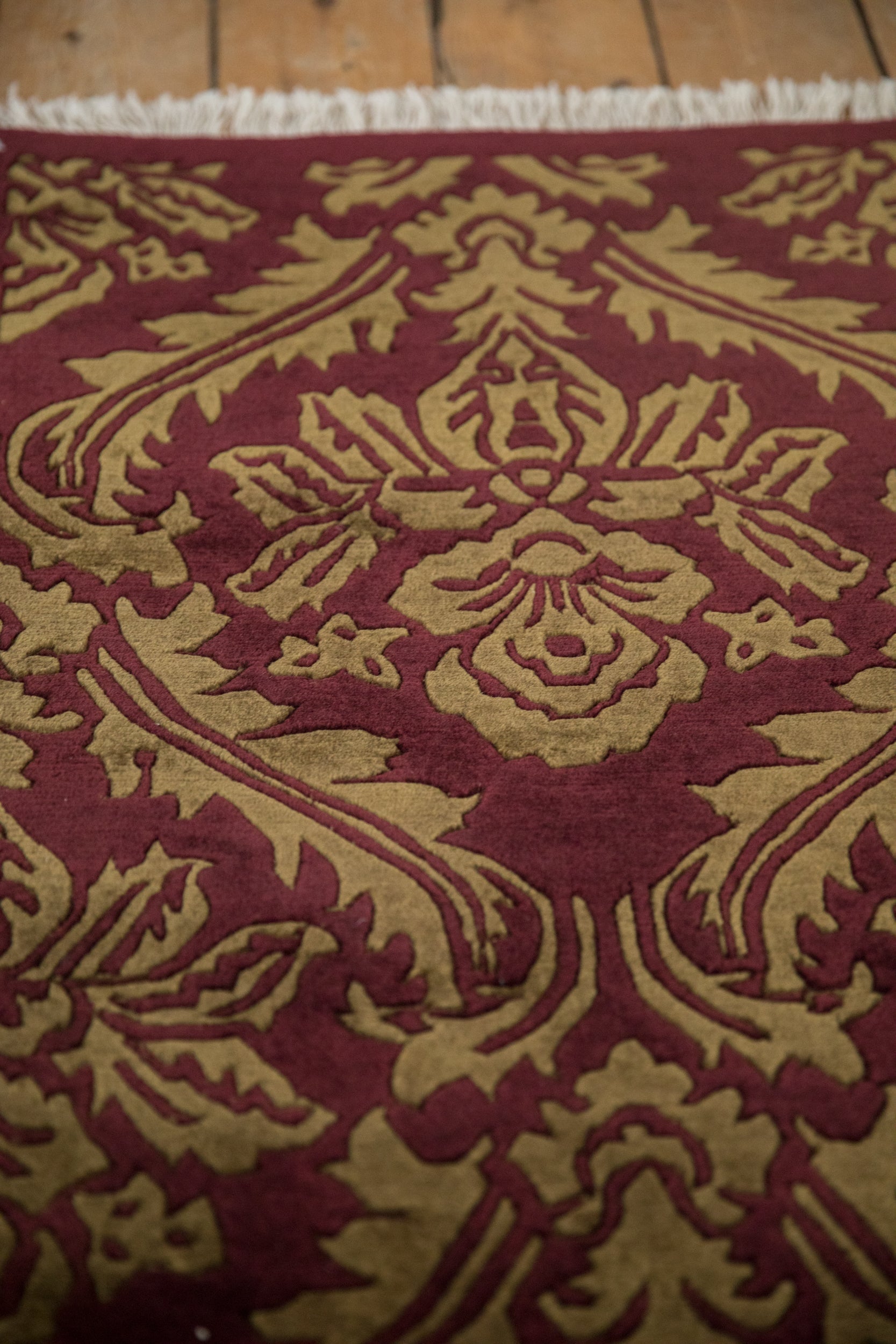 2x3 Vintage Indian Damask Design Rug Mat