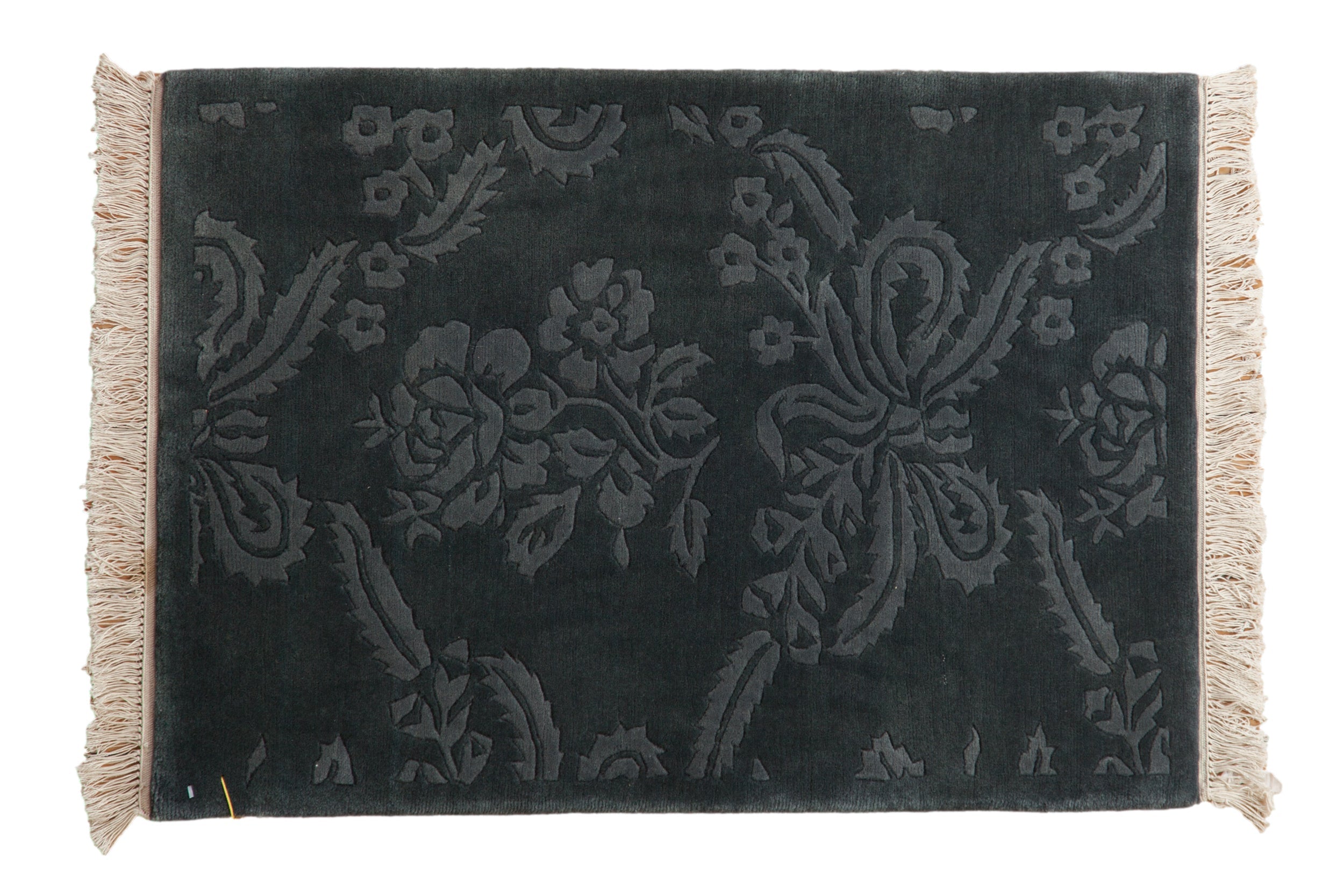 2x3 Vintage Indian Colonial Design Rug Mat