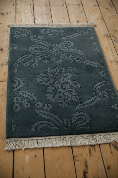 2x3 Vintage Indian Colonial Design Rug Mat