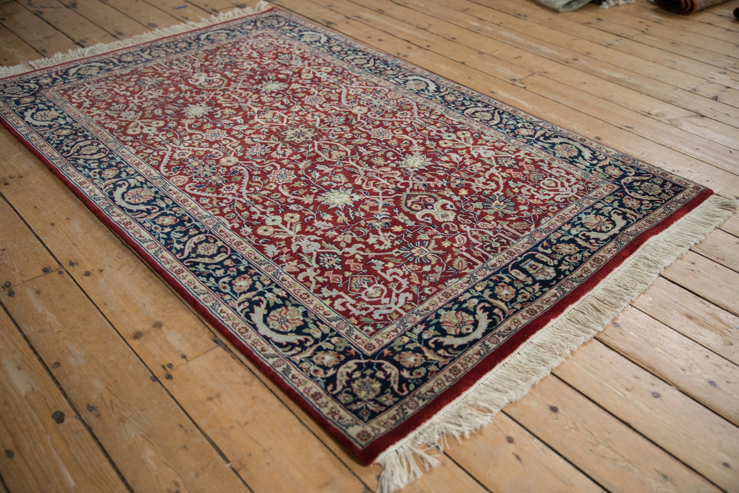 4x6 Fine Indian Tabriz Design Rug by Old New House® - product image 4 for Resin Society
