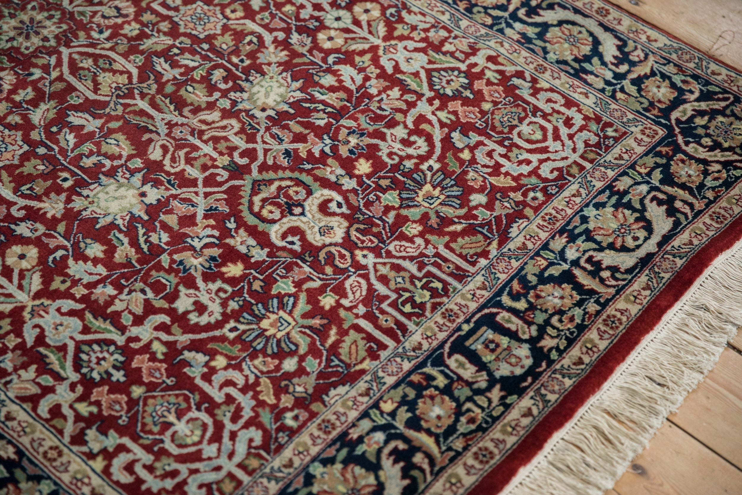 4x6 Fine Indian Tabriz Design Rug by Old New House® - product image 5 for Resin Society