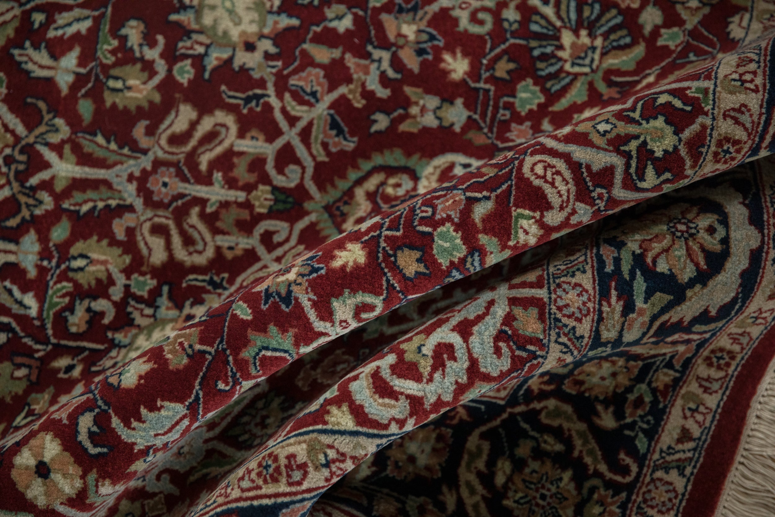 4x6 Fine Indian Tabriz Design Rug by Old New House® - product image 8 for Resin Society