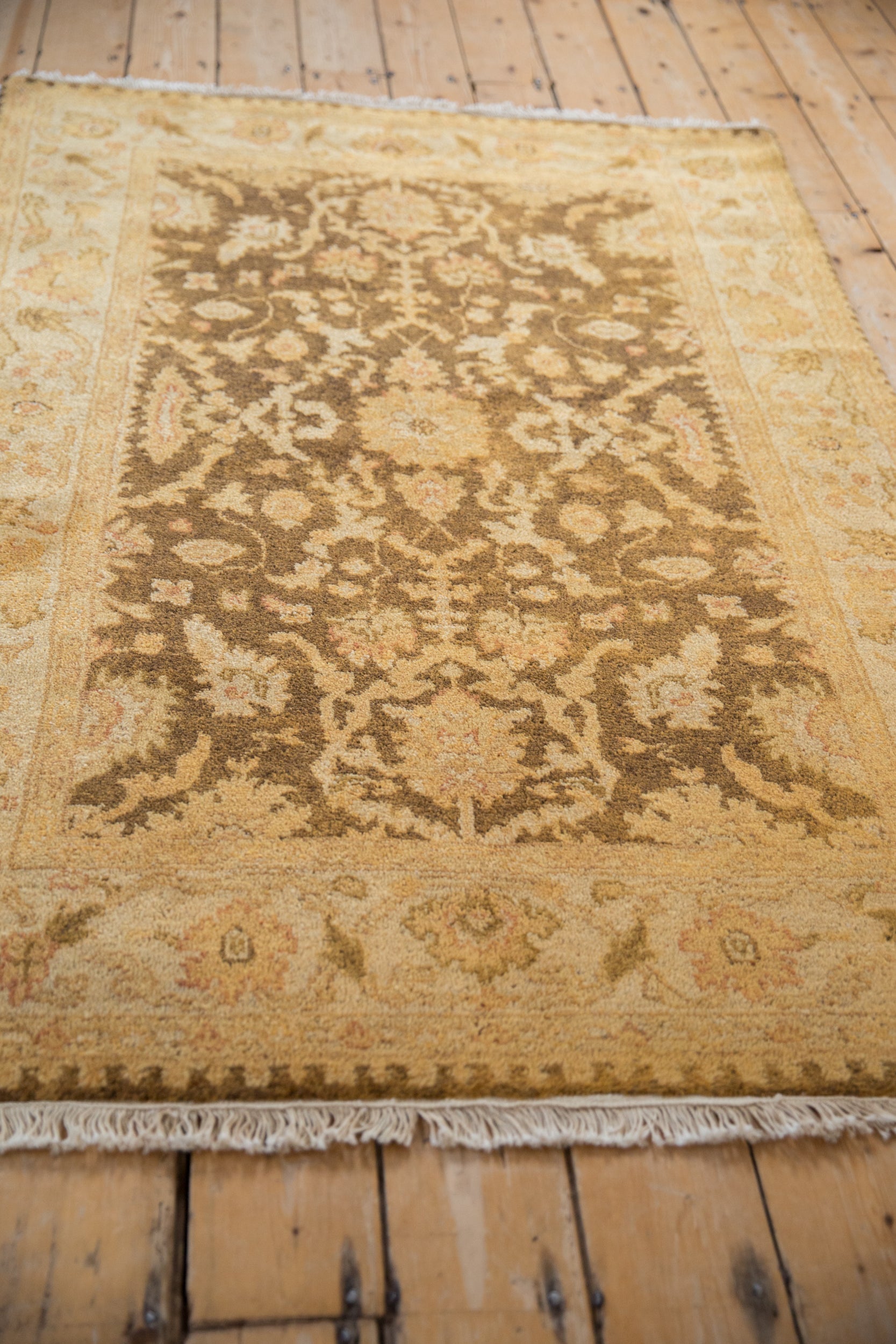 4x6 Vintage Gold Wash Indian Oushak Design Rug by Old New House® - product image 3 for Resin Society