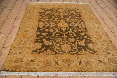4x6 Vintage Gold Wash Indian Oushak Design Rug by Old New House® - product image 4 for Resin Society