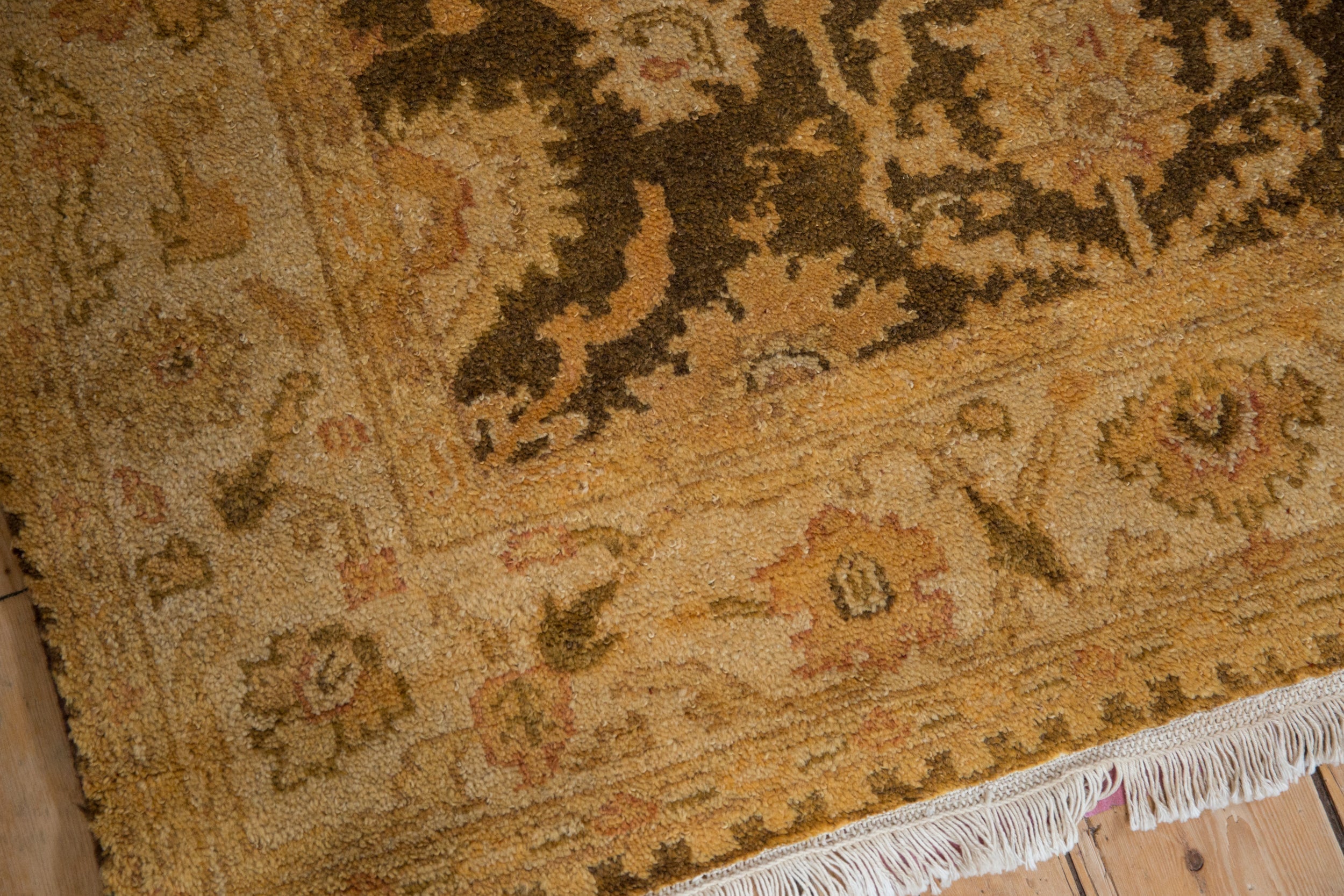 4x6 Vintage Gold Wash Indian Oushak Design Rug by Old New House® - product image 5 for Resin Society