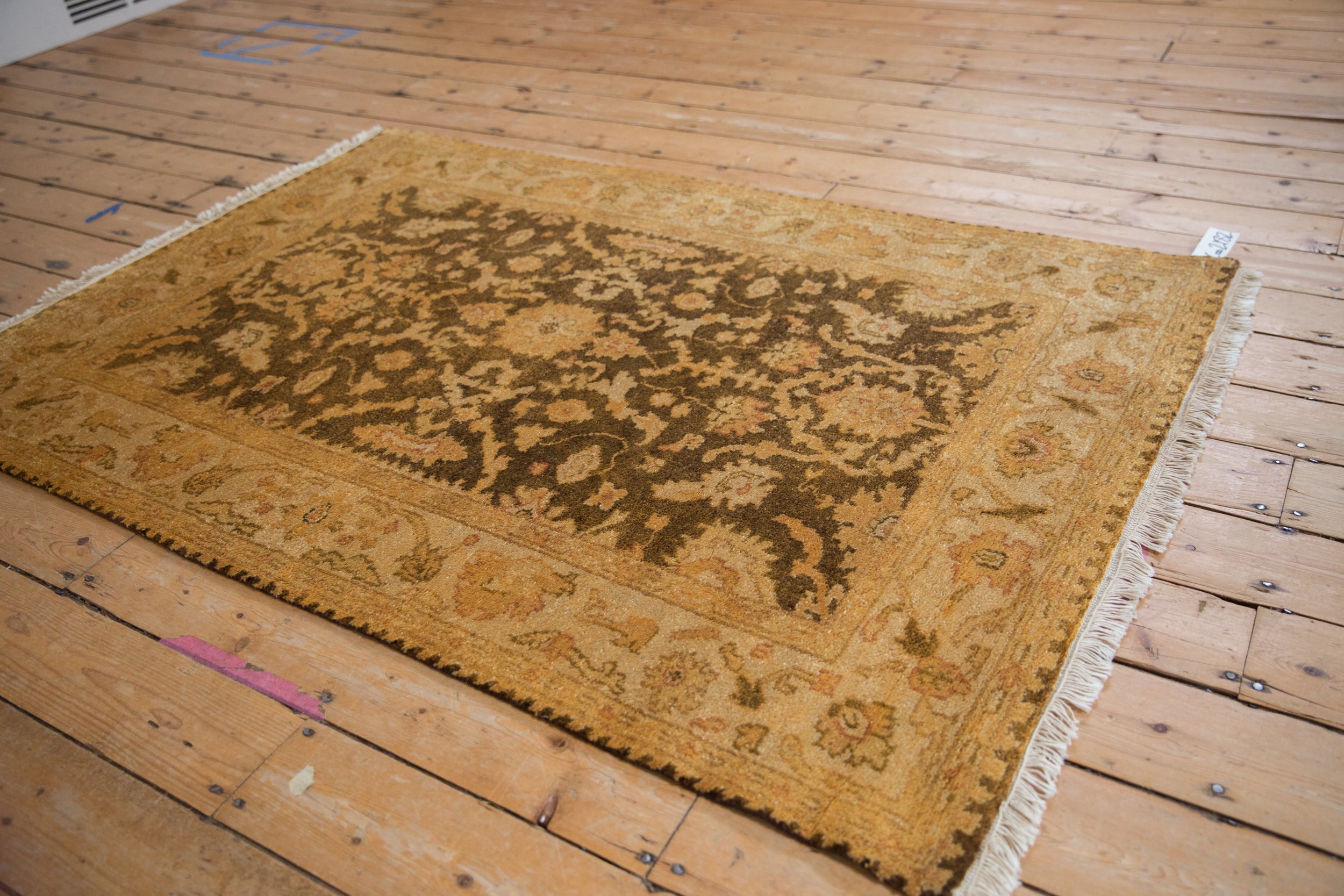 4x6 Vintage Gold Wash Indian Oushak Design Rug by Old New House® - product image 6 for Resin Society