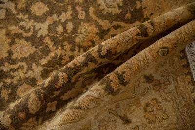 4x6 Vintage Gold Wash Indian Oushak Design Rug by Old New House® - product image 7 for Resin Society