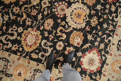 8x10 Indian Sultanabad Design Carpet by Old New House® - product image 2 for Resin Society