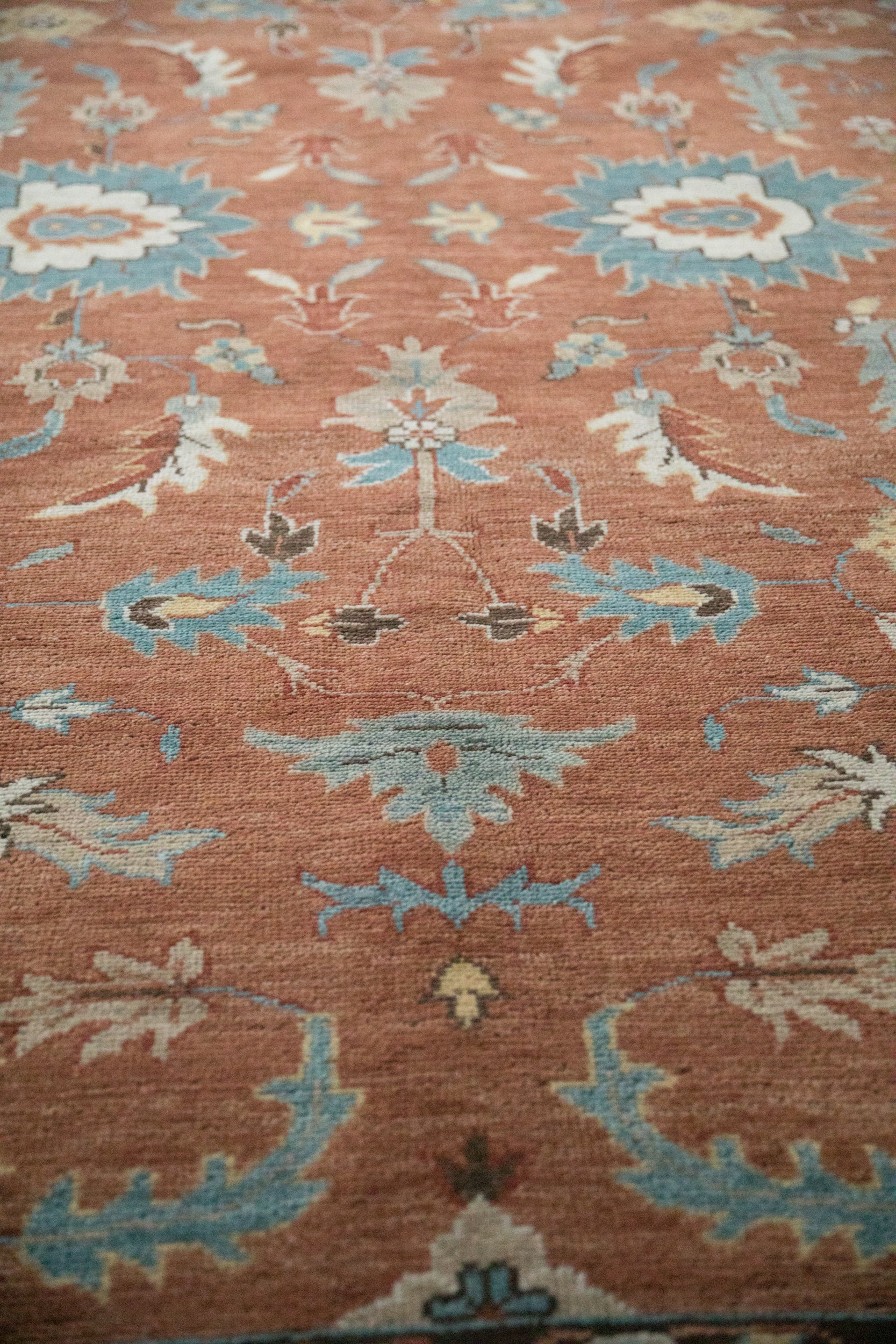 10x13.5 Indian Mahal Design Carpet by Old New House® - product image 10 for Resin Society