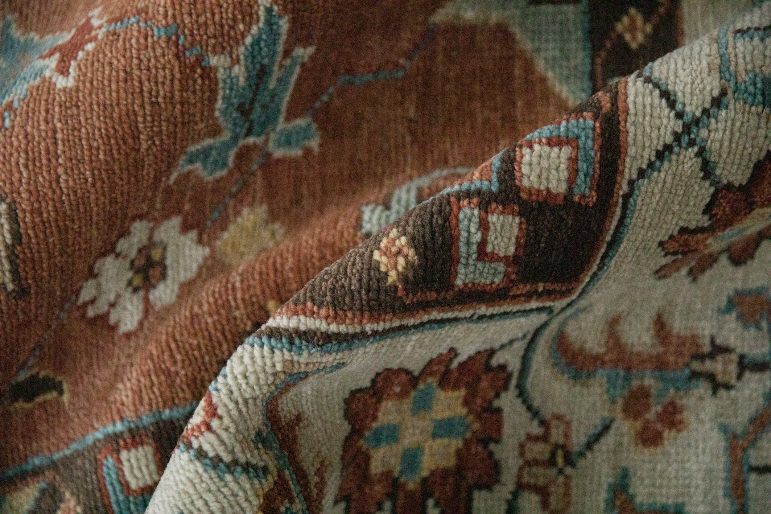 10x13.5 Indian Mahal Design Carpet by Old New House® - product image 12 for Resin Society