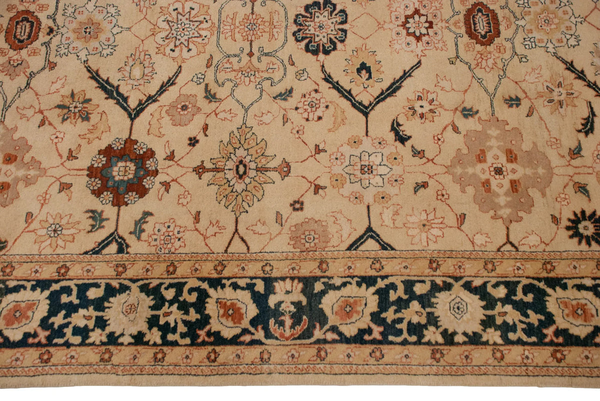6x9.5 Vintage Indian Bijar Design Carpet by Old New House® - product image 4 for Resin Society