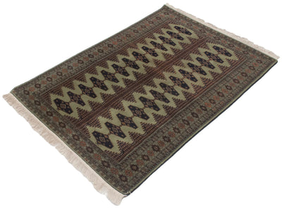 4x6 Vintage Siberian Bokhara Design Rug by Old New House® - product image 3 for Resin Society