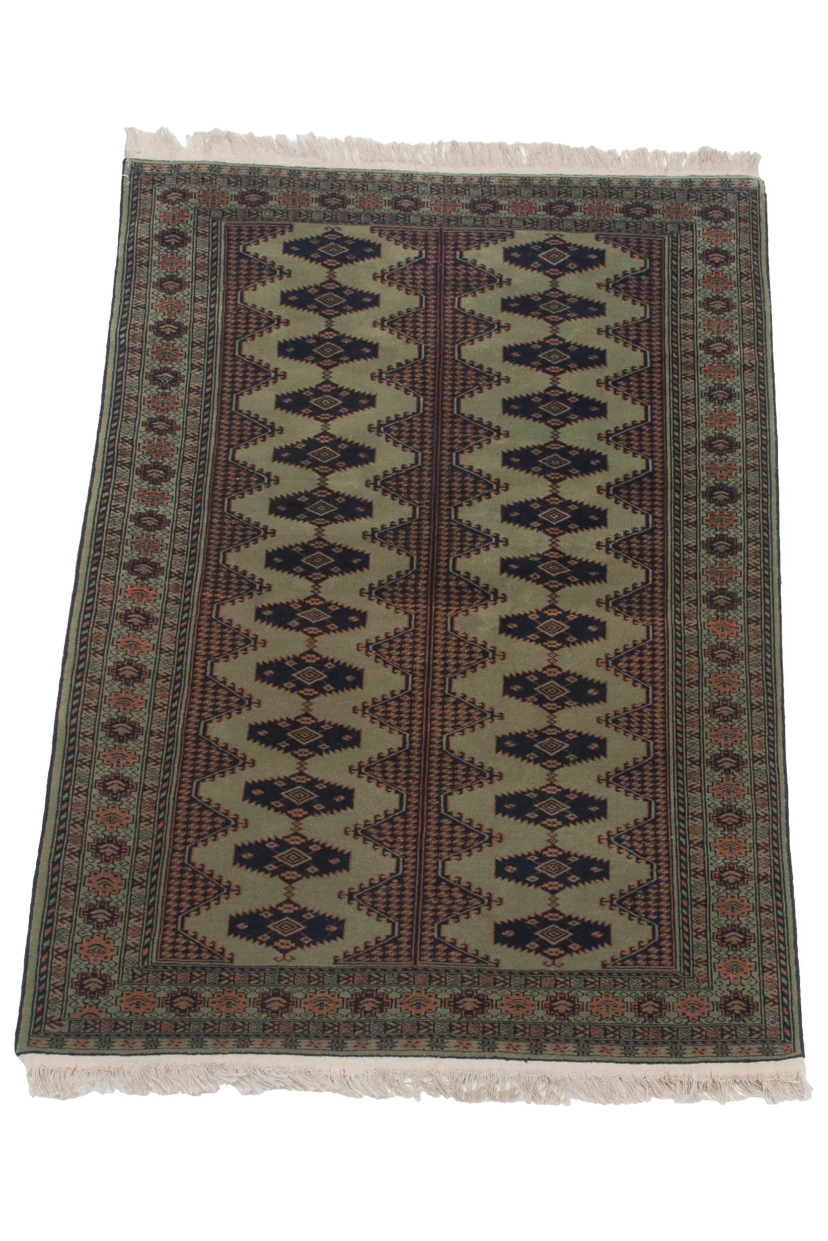 4x6 Vintage Siberian Bokhara Design Rug by Old New House® - product image 5 for Resin Society