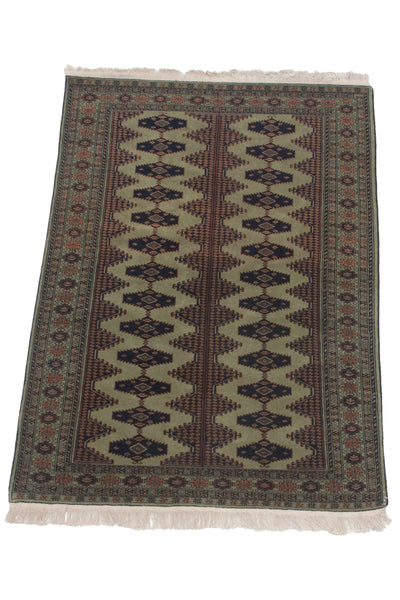 4x6 Vintage Siberian Bokhara Design Rug by Old New House® - product image 6 for Resin Society